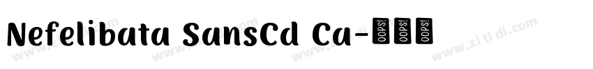 Nefelibata SansCd Ca字体转换